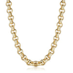 Load image into Gallery viewer, 15mm Gold Pattern Leopard Print Belcher Chain
