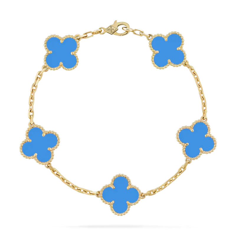 FLORAL BEAUTY BRACELET | LIGHT BLUE
