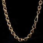 Load image into Gallery viewer, Luxury 9ct Gold Filled XXL 15mm Tulip Chain with Albert Clasp
